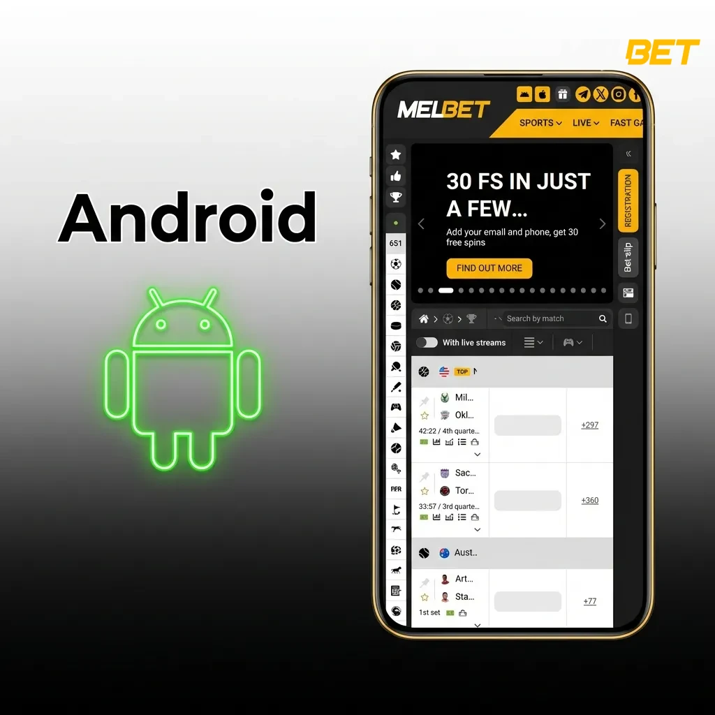 Android app download guide showing installation steps for devices running version 5.0 and above