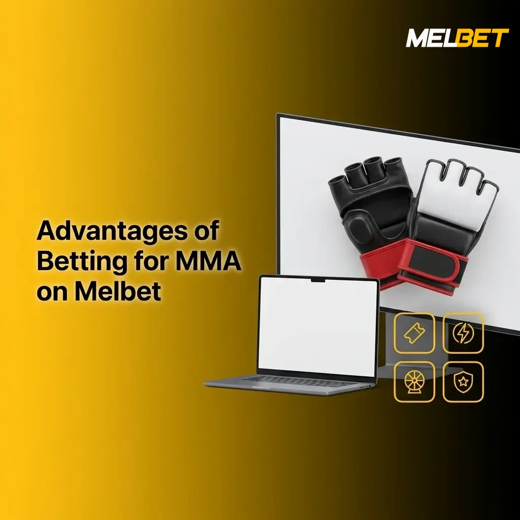 Melbet MMA betting advantages including live odds, INR deposits, cash out, and fight stats for UFC and Bellator events
