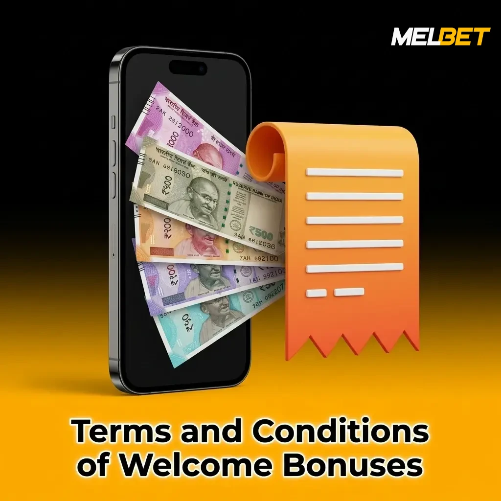 Welcome bonus terms and conditions covering eligibility, wagering requirements, and rules for new players in India