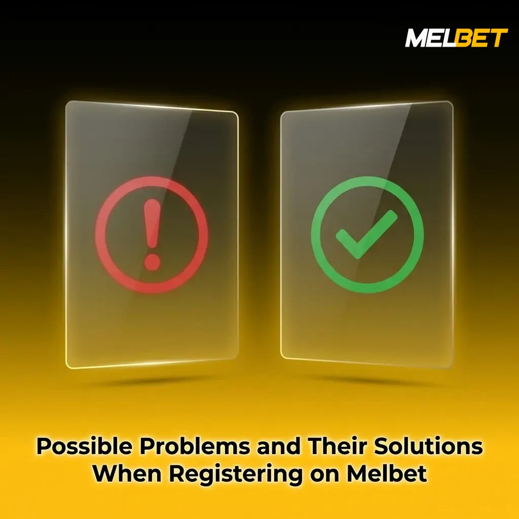 Melbet registration problems and solutions guide covering SMS errors, email verification, and promo code issues